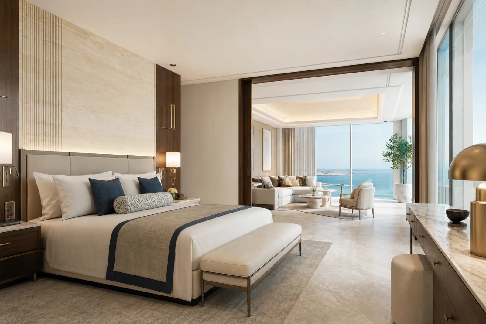 UAE hotel residence interior concept; AI-generated concept